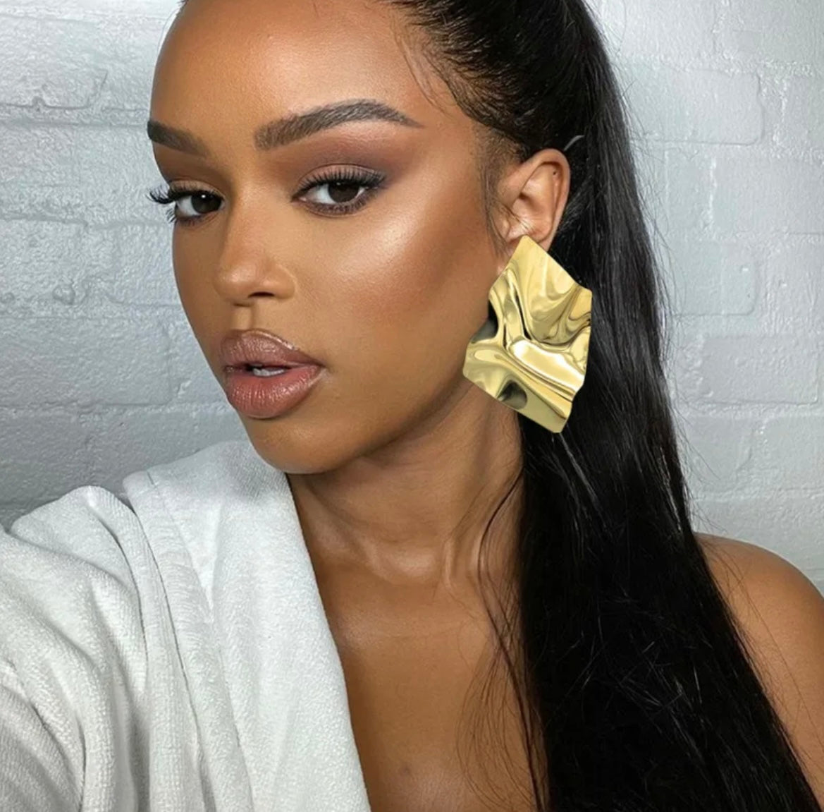 Geometric Statement Earrings