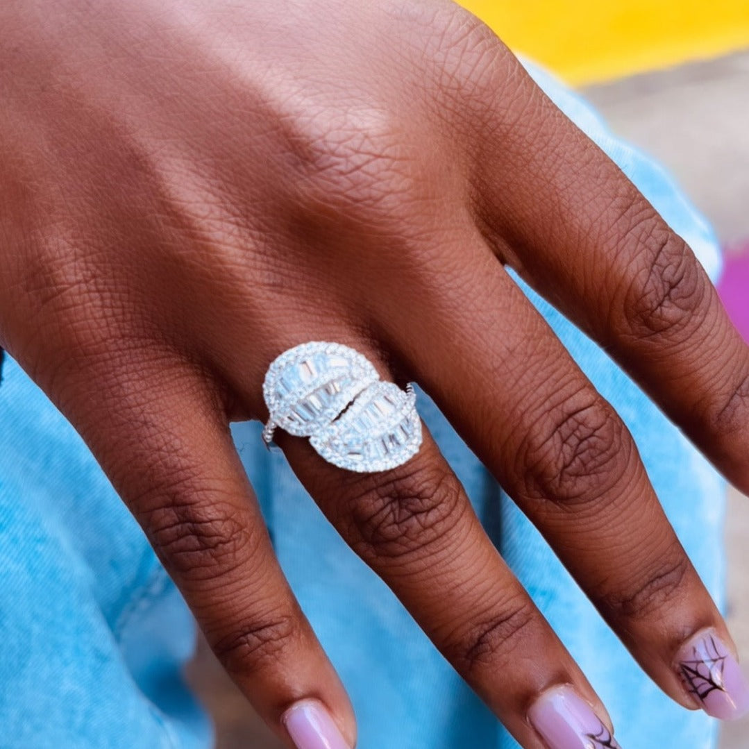 Silver Leaf Ring