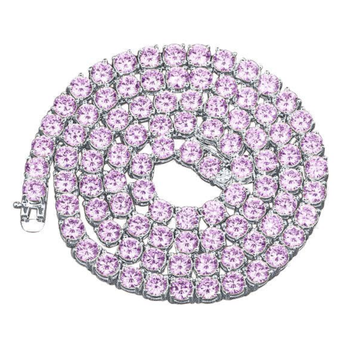 Pink Tennis Chain