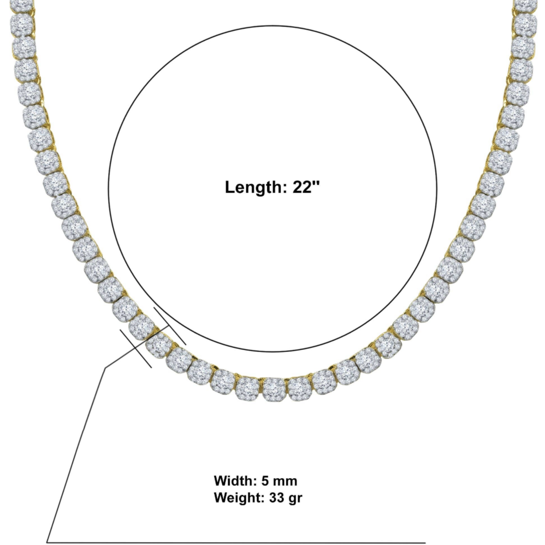 Icecube Tennis Chain