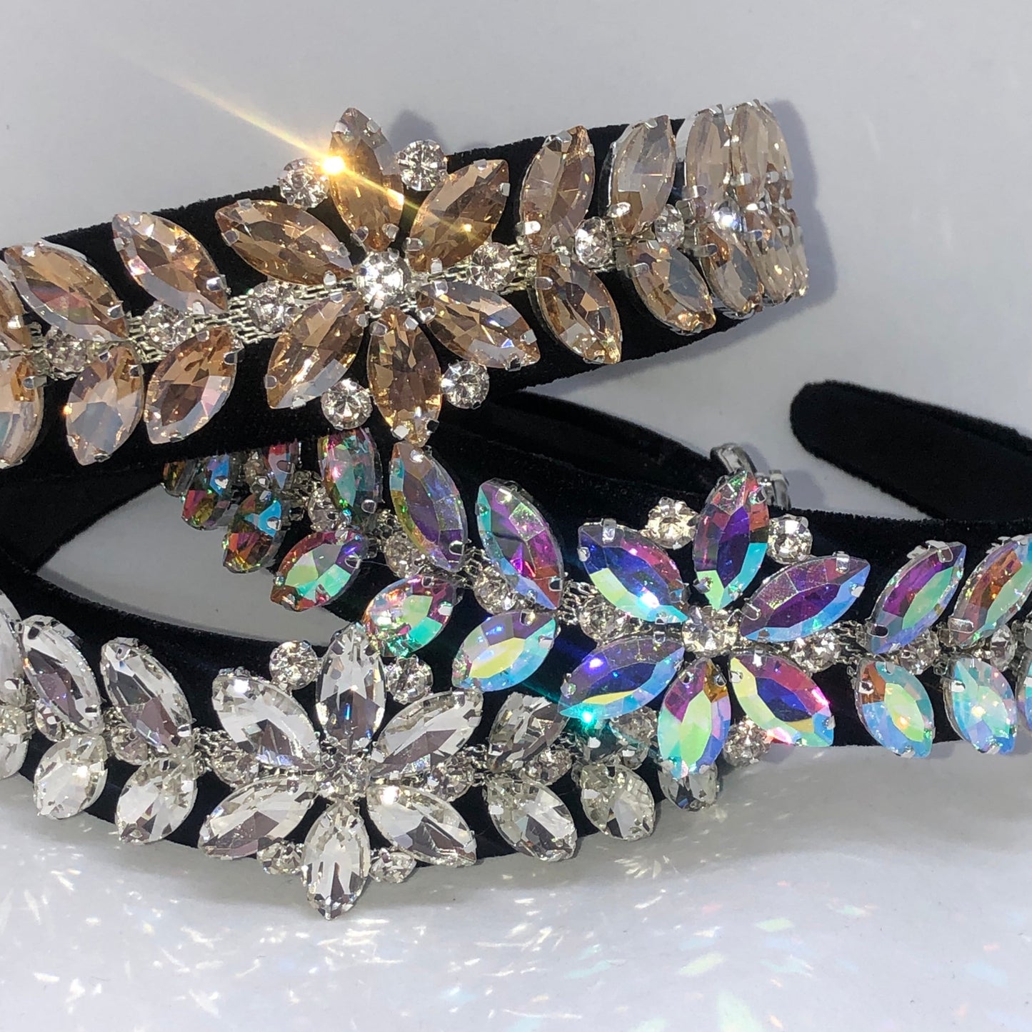 Glass Diamond Headband