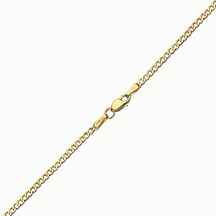 14K Curb Chain Necklace