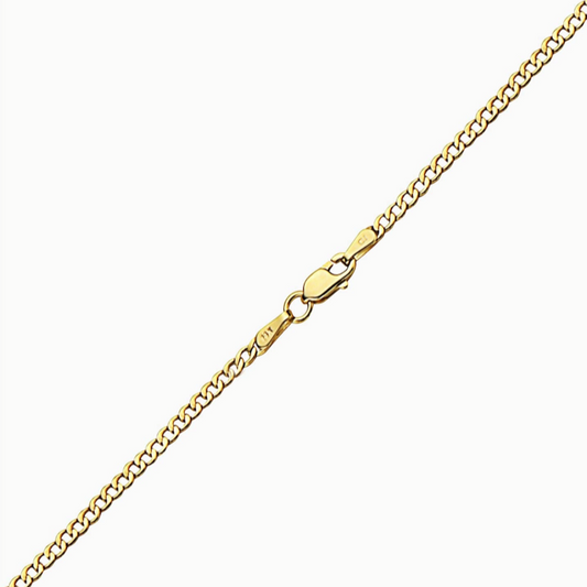 14K Curb Chain Necklace