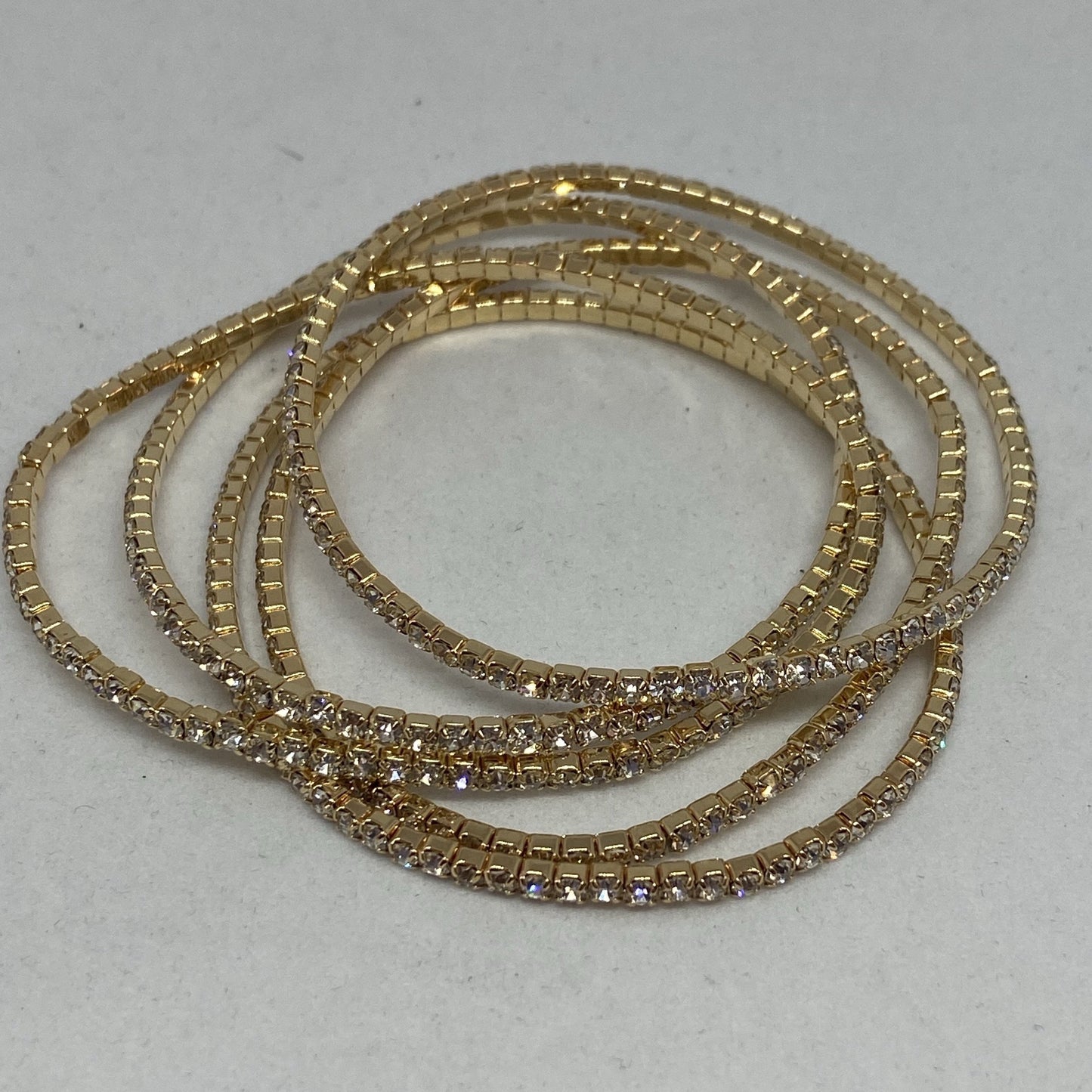 5 Strand Rhinestone Bracelet