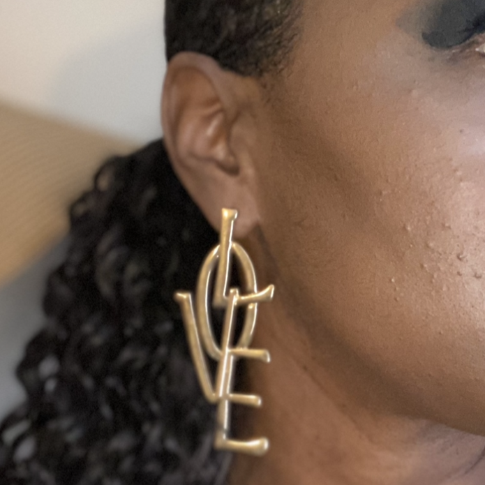 'I Need Love' Earrings