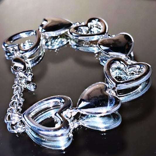 Sterling Heart Bracelet