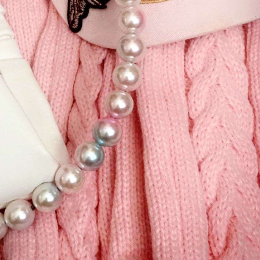 Macaroon Pearl Bag