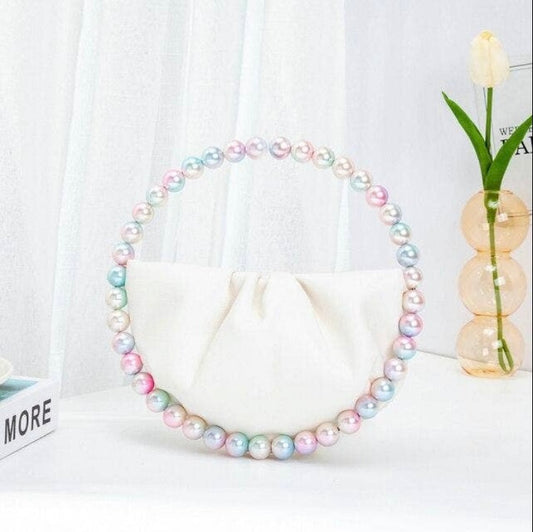 Macaroon Pearl Bag