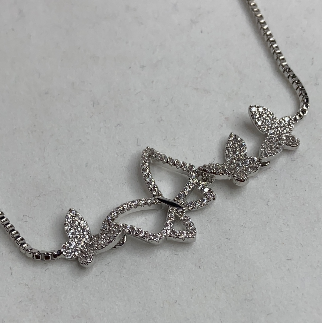 Diamond Butterfly Bracelet