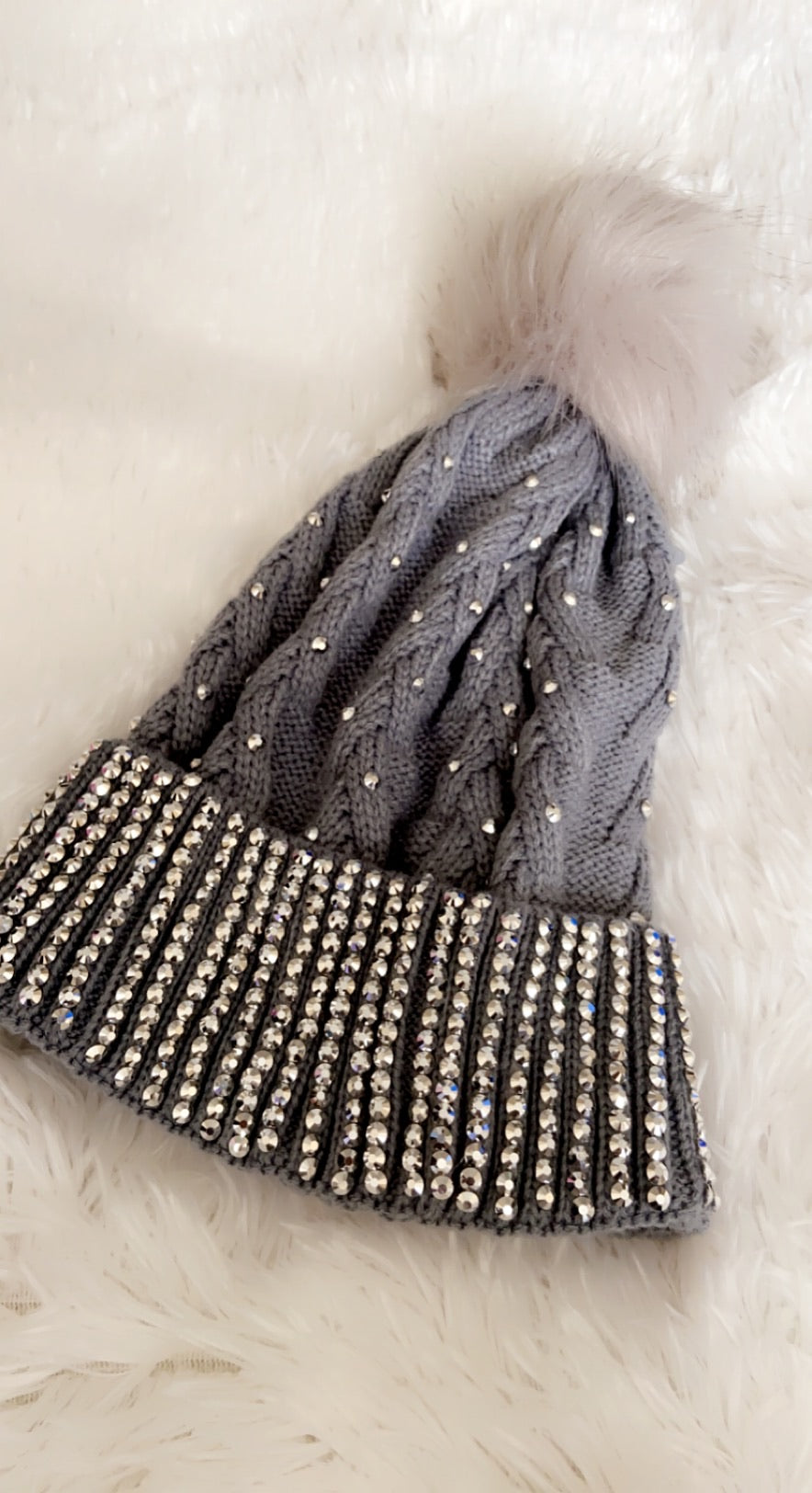 Rhinestone Beanie