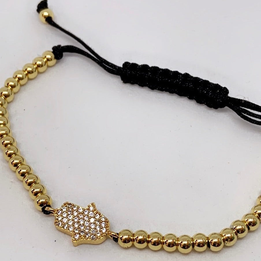 Hamsa Bead Bracelet