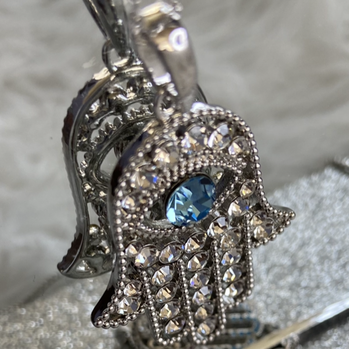 Hamsa Evil Eye Necklace