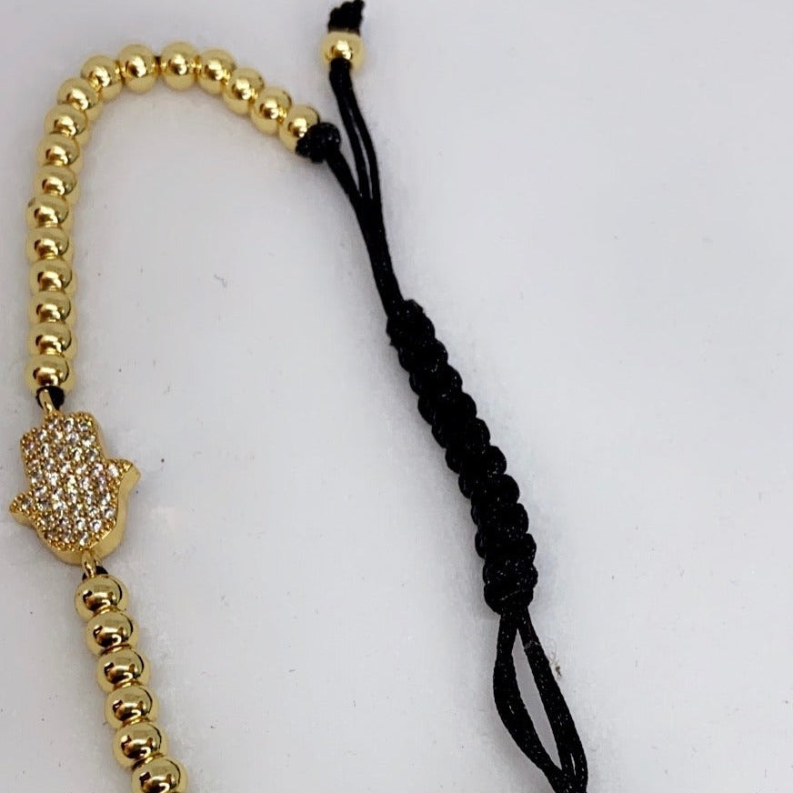 Hamsa Bead Bracelet