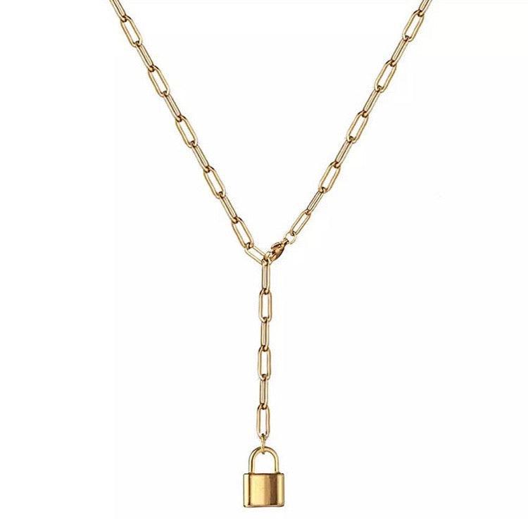 Linked And Locked Necklace