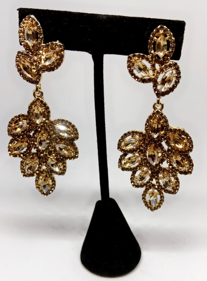 Golden Dangle Earrings