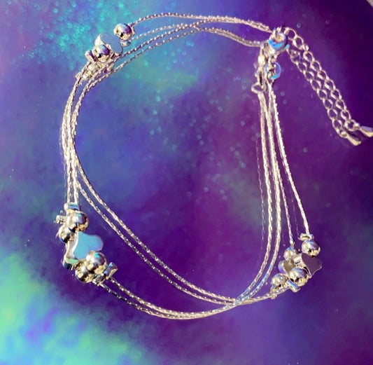 Two Strand Heart Anklet