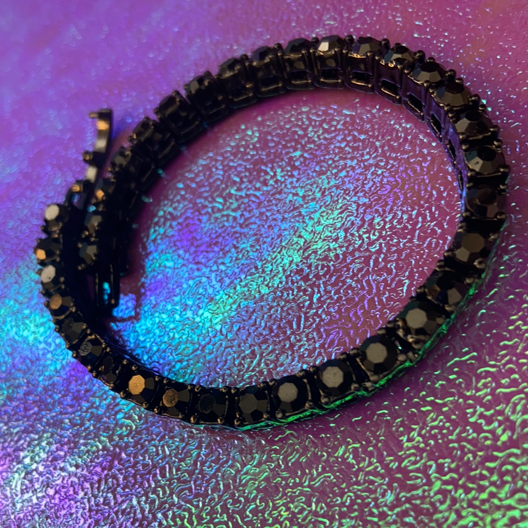 'Black Ice' Tennis Bracelet
