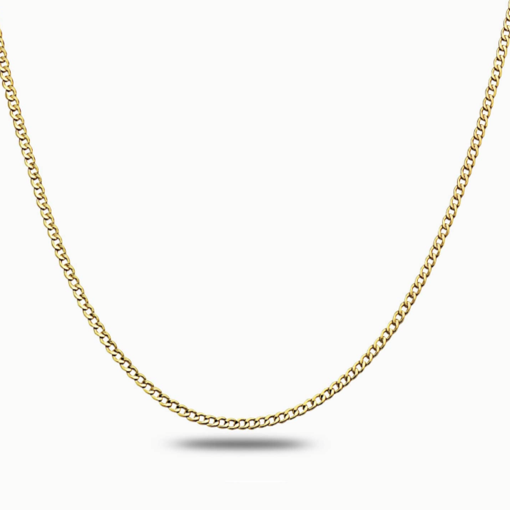 14K Curb Chain Necklace