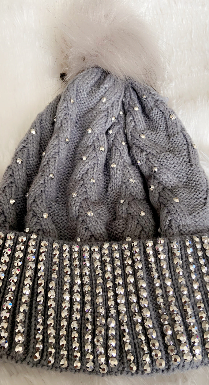 Rhinestone Beanie