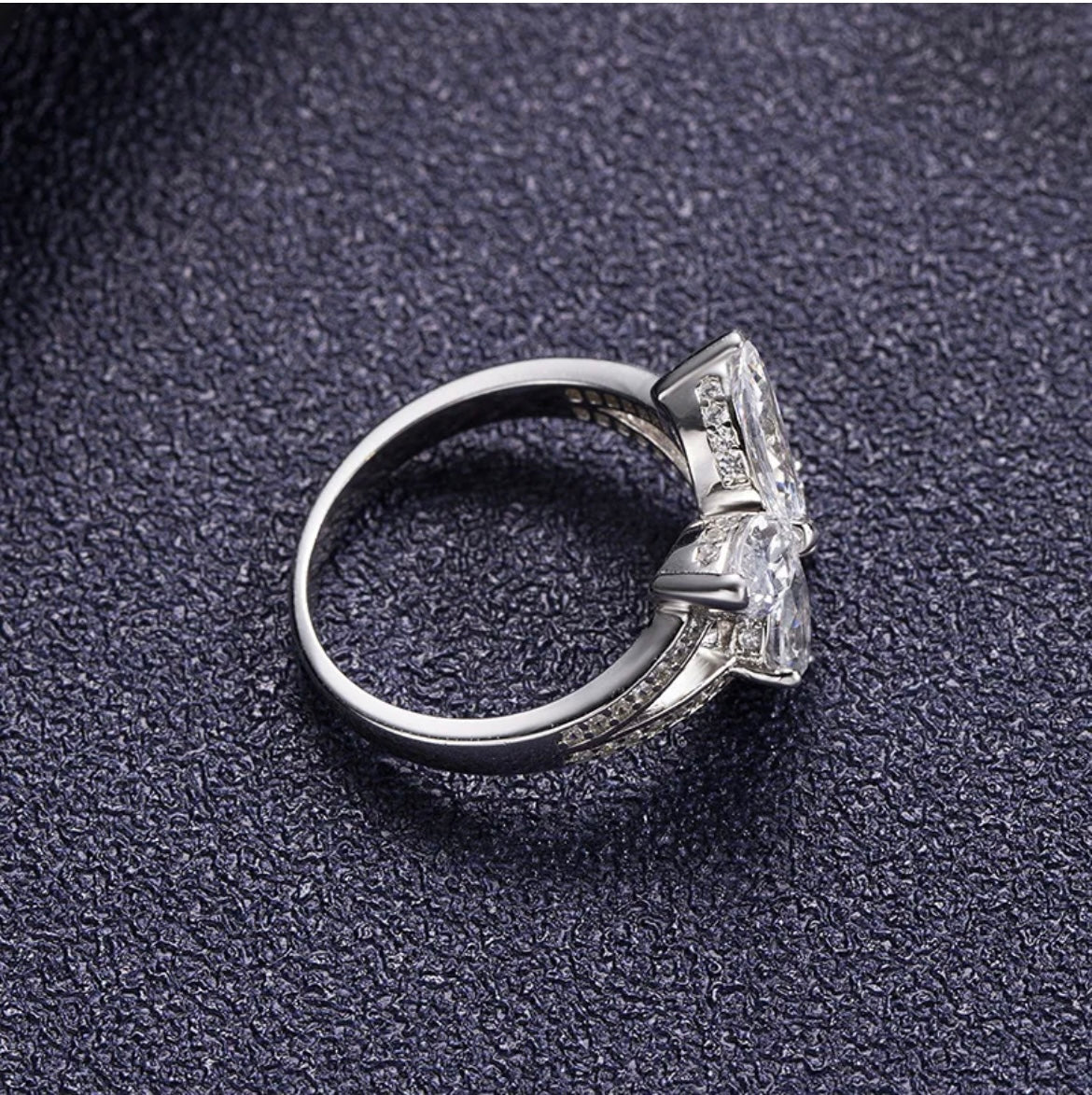 Crystal Butterfly Ring
