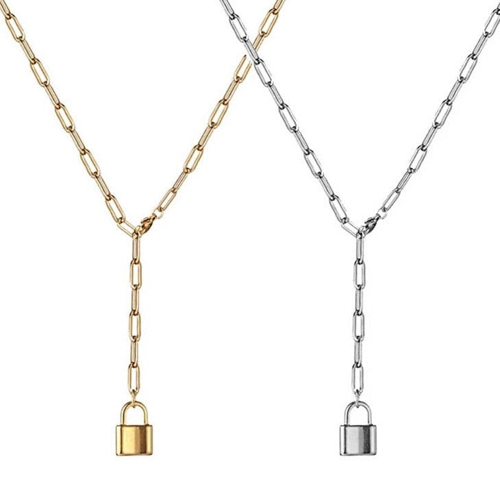 Linked And Locked Necklace