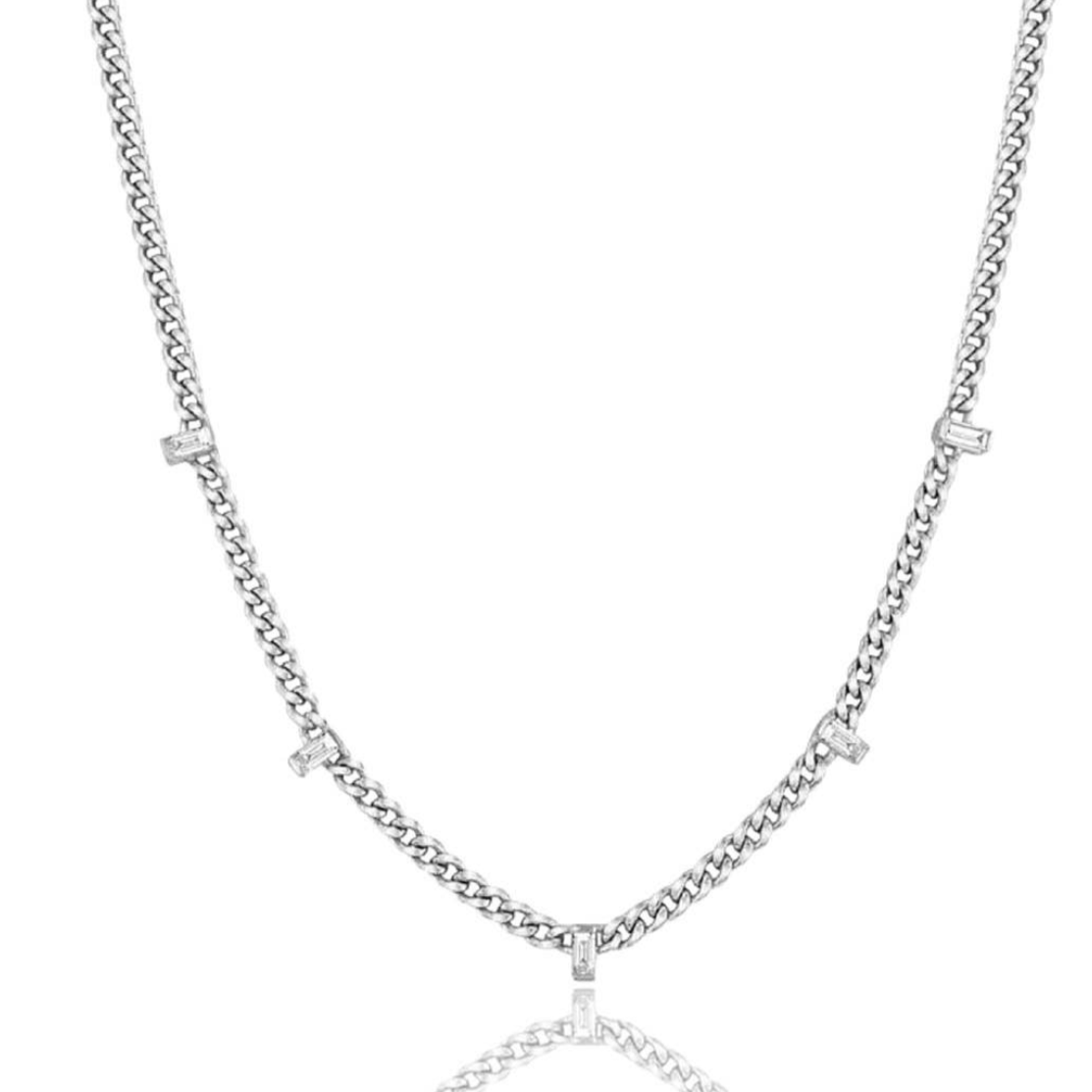 Baguette Chain Necklace