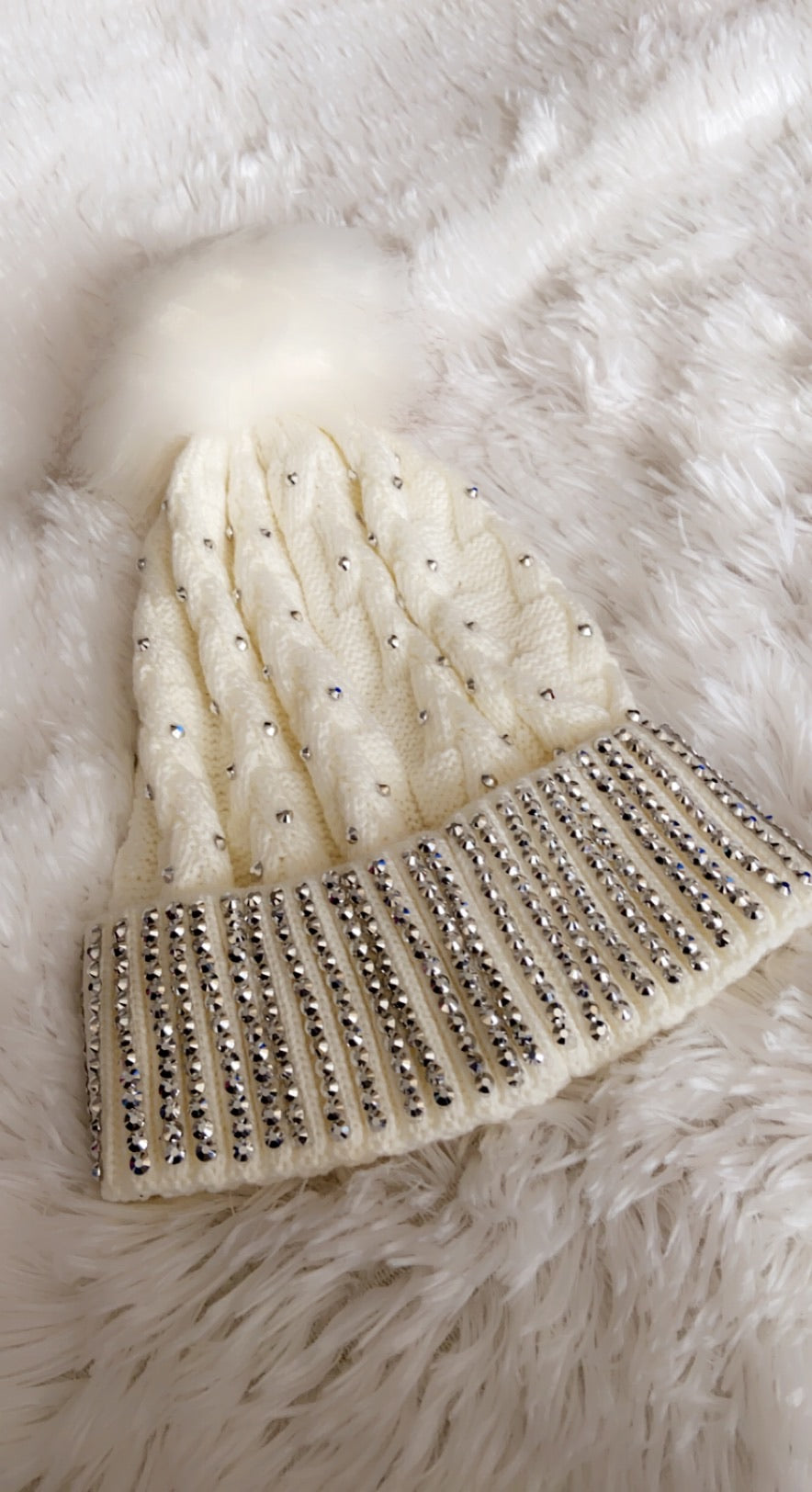 Rhinestone Beanie