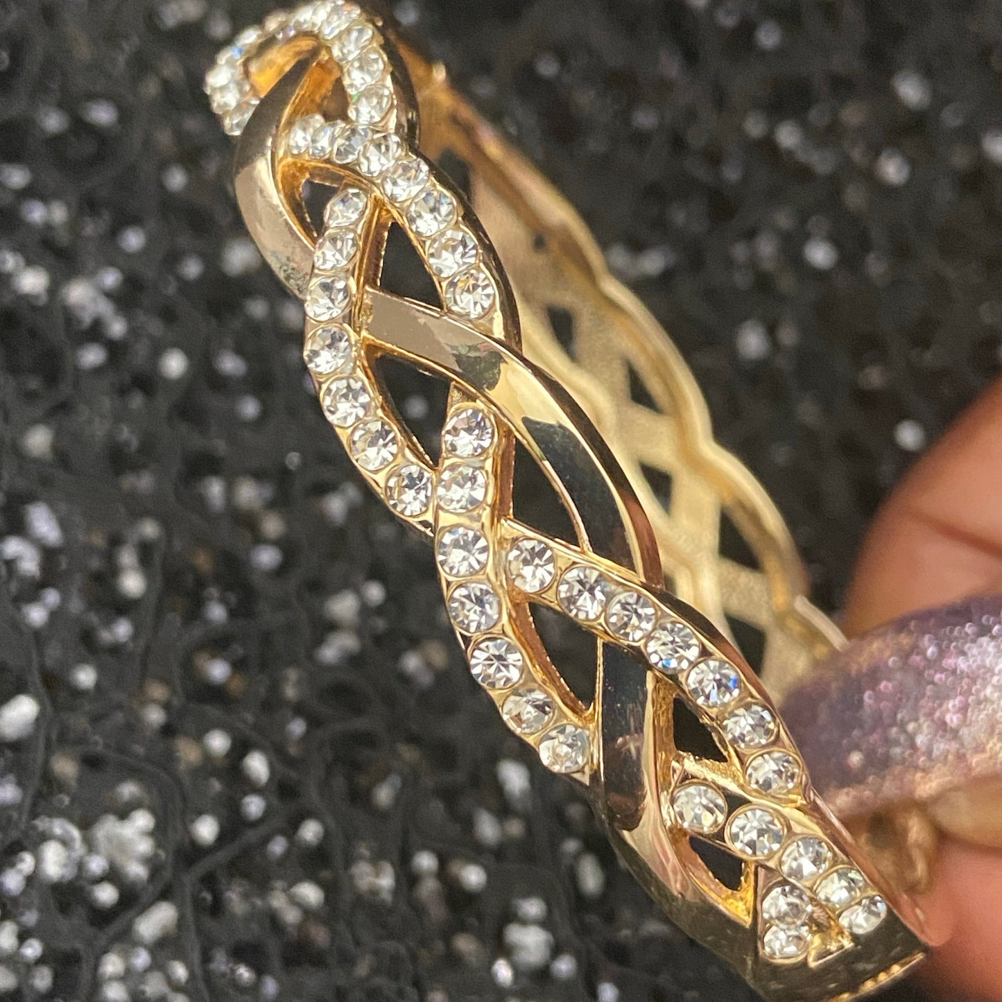 Rhinestone Bangle