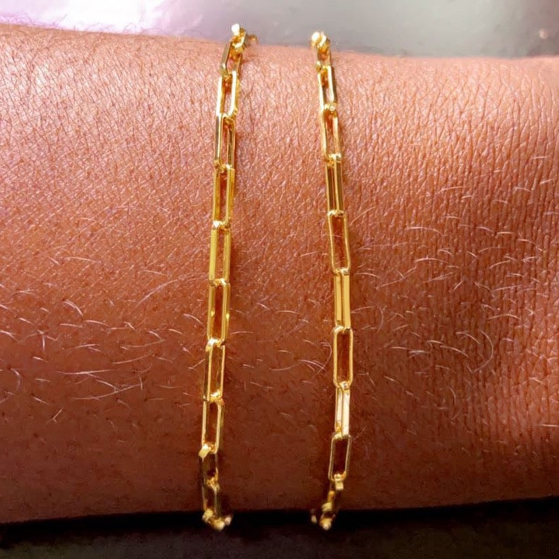 Mini Clip Link Double Wrap Bracelet