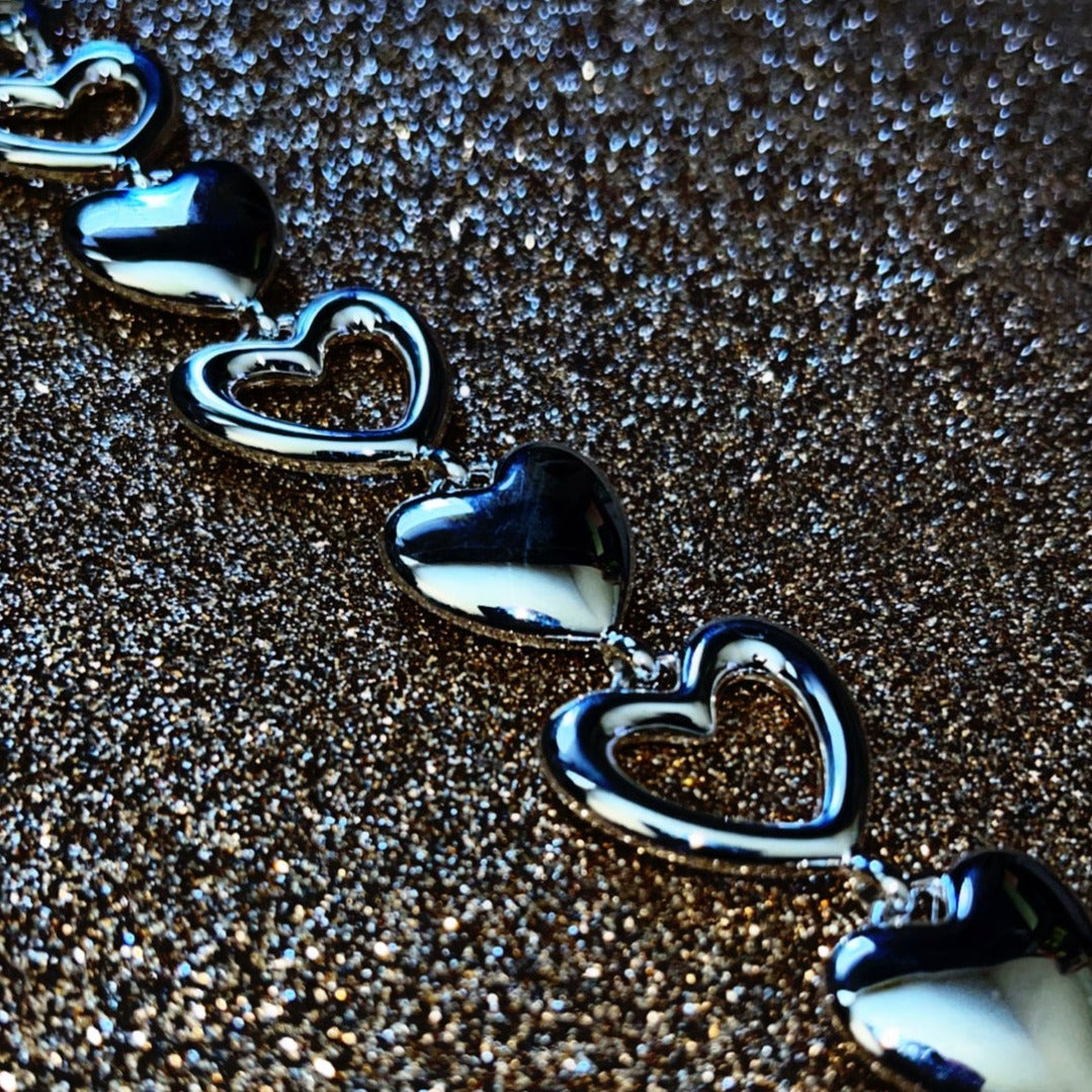 Sterling Heart Bracelet