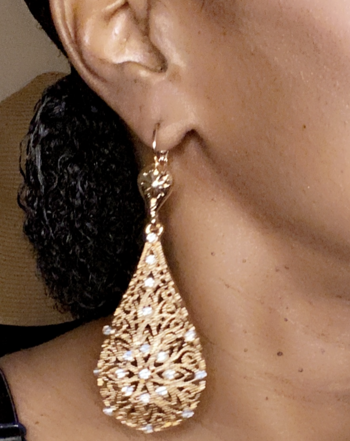 Diamond Drop Earrings