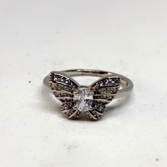 Mini Diamond Butterfly Ring