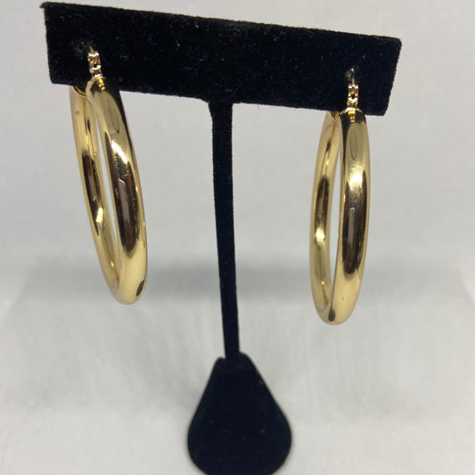 Smooth Hoop Earrings
