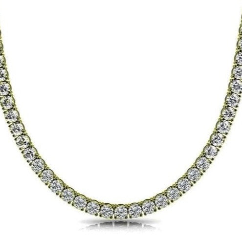 Sterling Silver Tennis Necklace