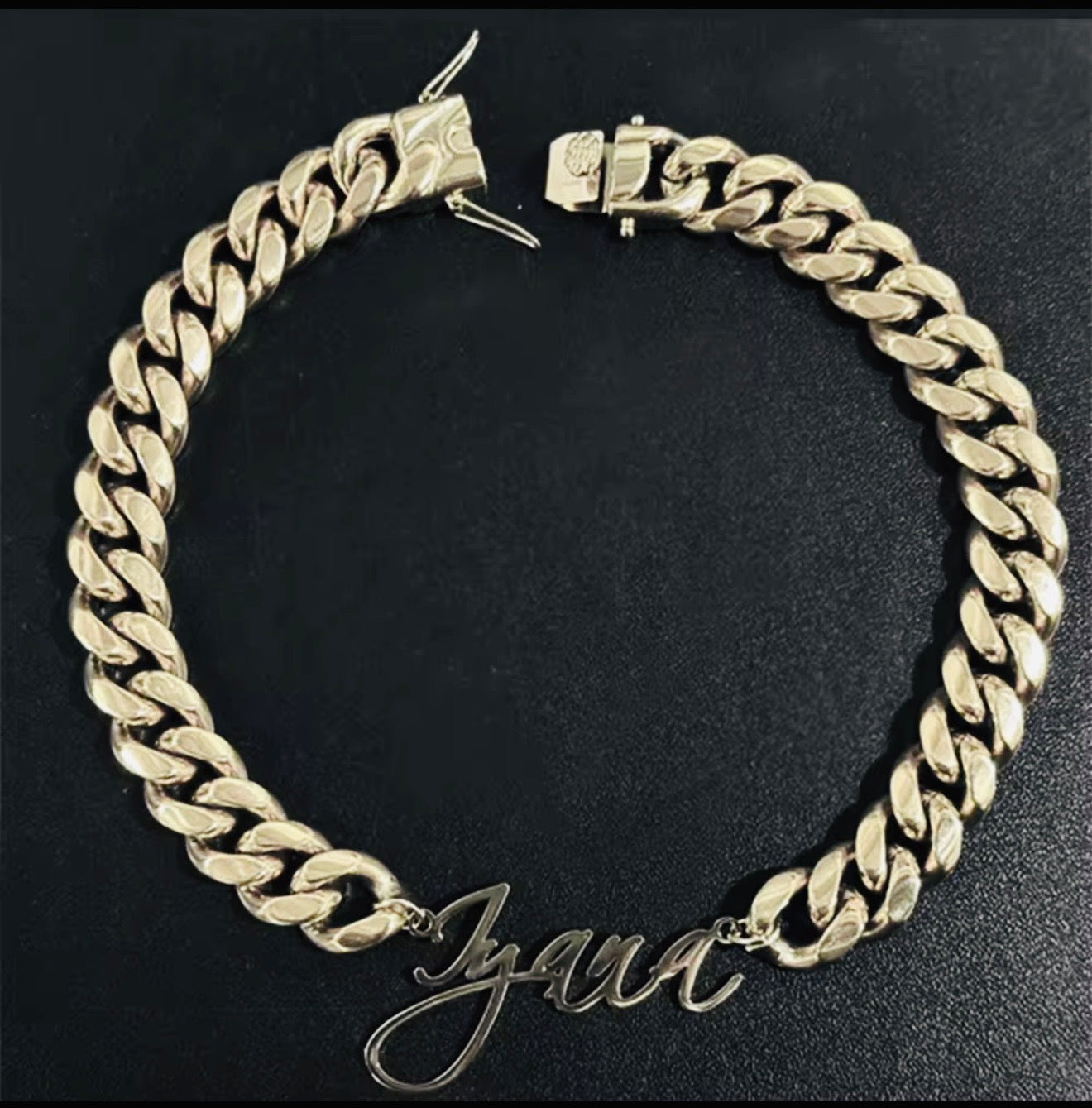 Custom Name Plate Cuban Necklace