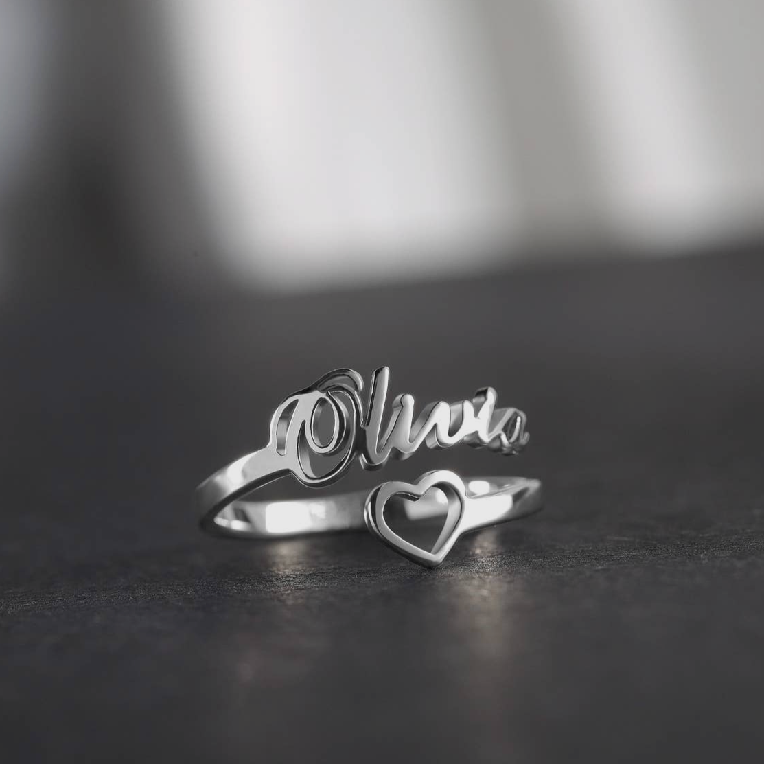 Custom Ring With Heart