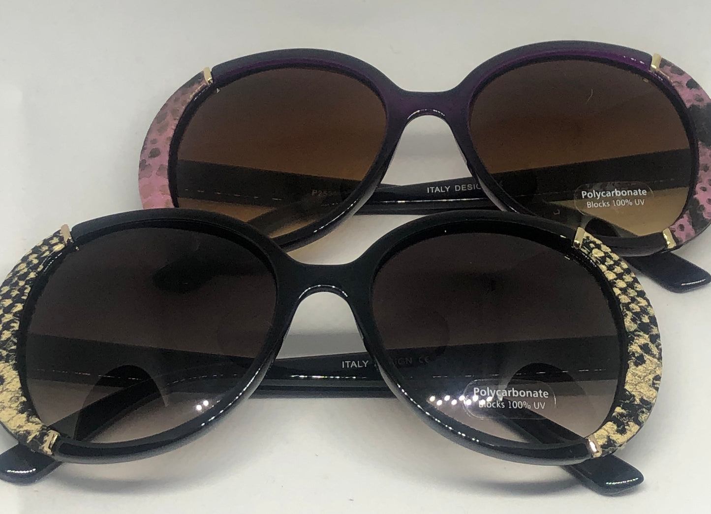 Snake Print Frame Sunglasses