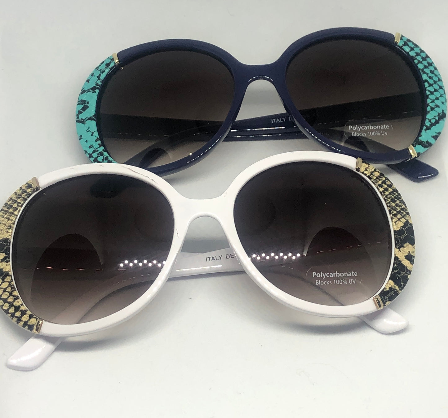 Snake Print Frame Sunglasses