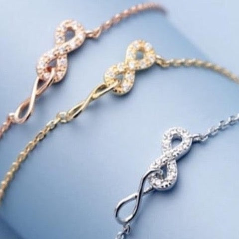 Sterling Infinity Anklet