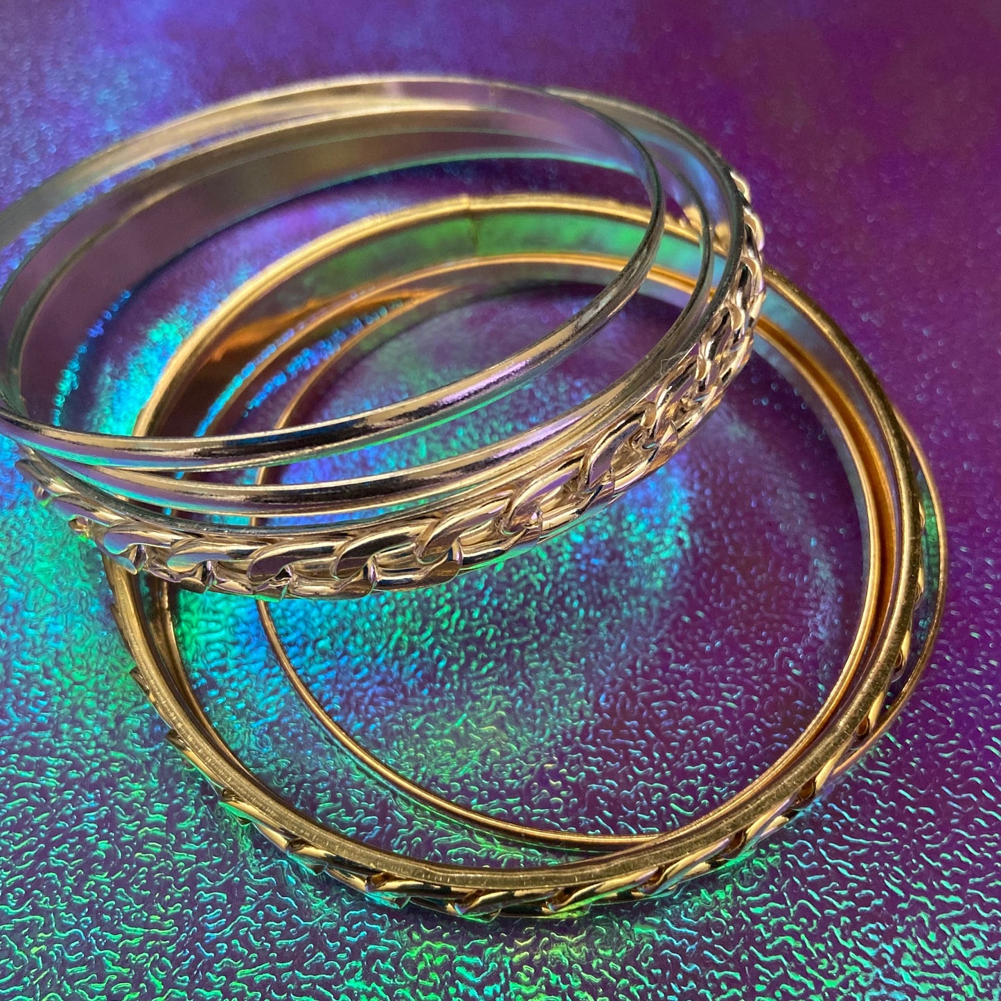 Cuban Bangle Set