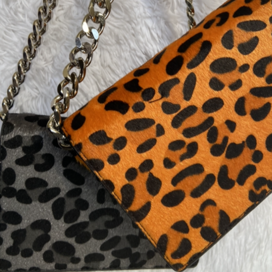 Leopard Chain Bag