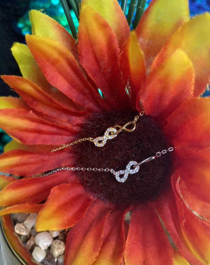 Sterling Infinity Anklet