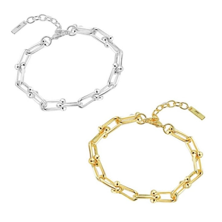 U Link Chain Chunky Bracelet