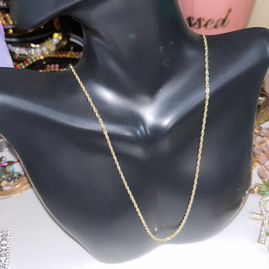 10k Gold Rope Chain