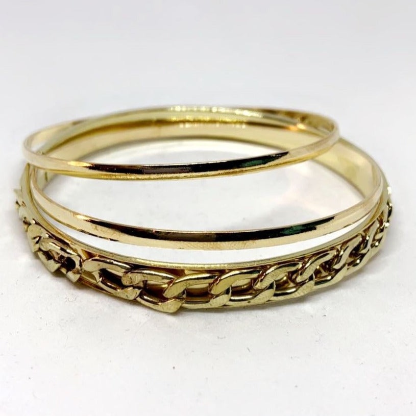 Cuban Bangle Set