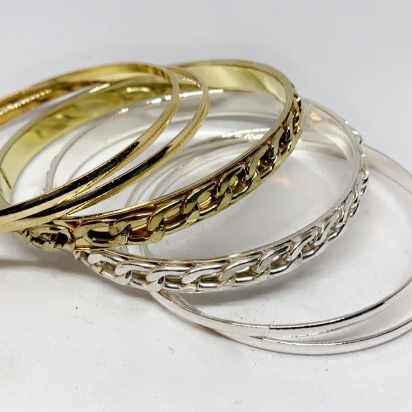 Cuban Bangle Set