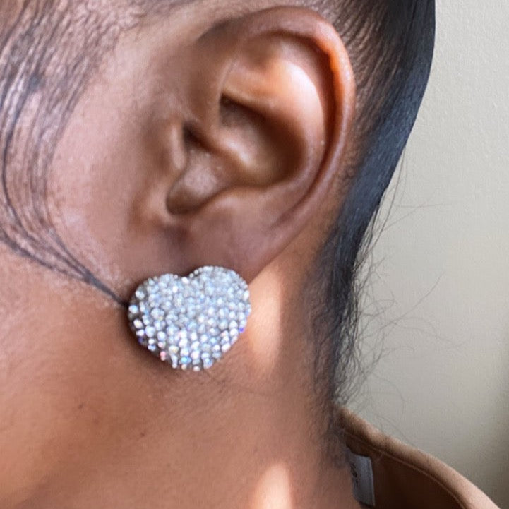 Puff Heart Earrings